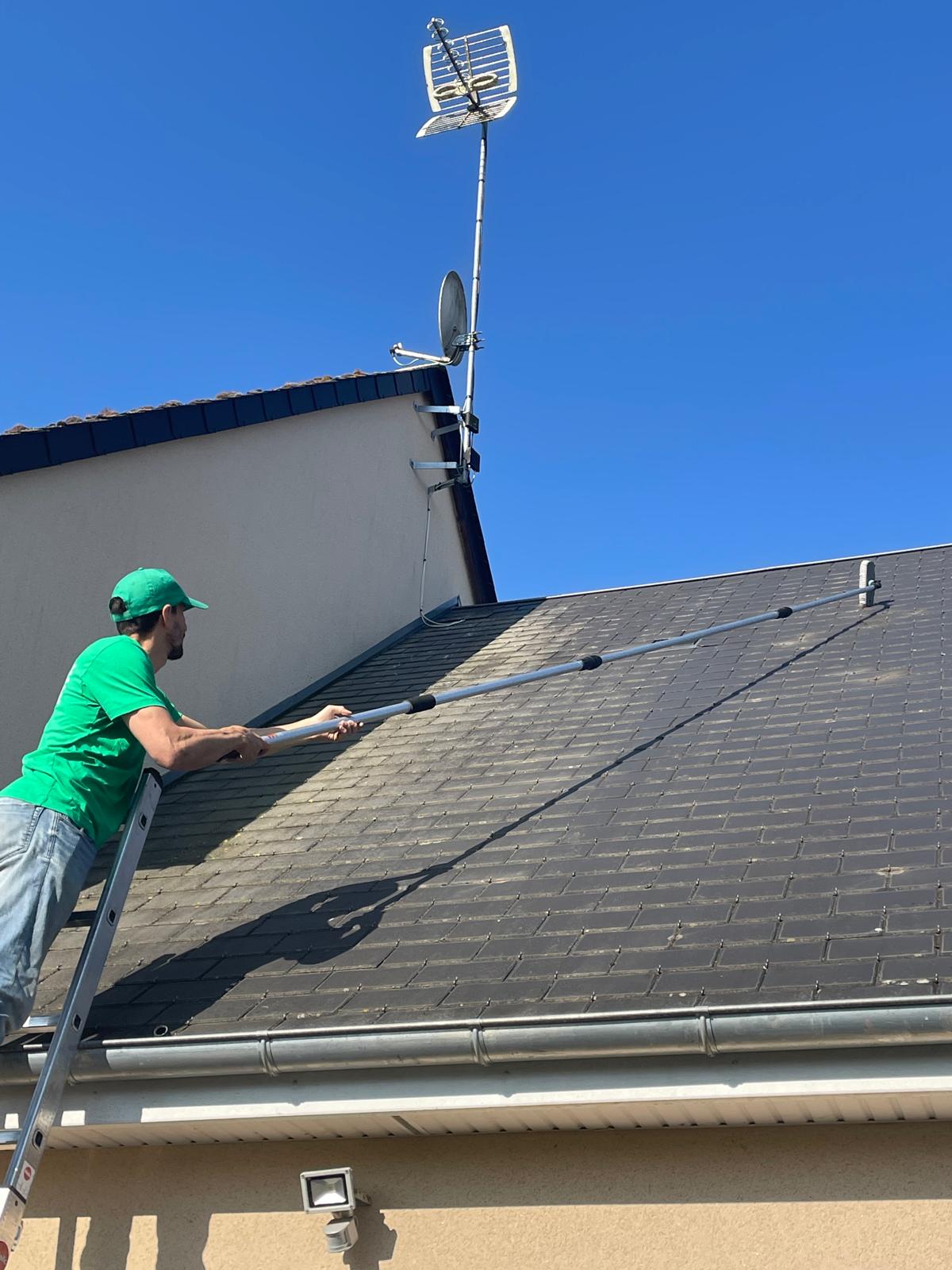 Nettoyage de toiture