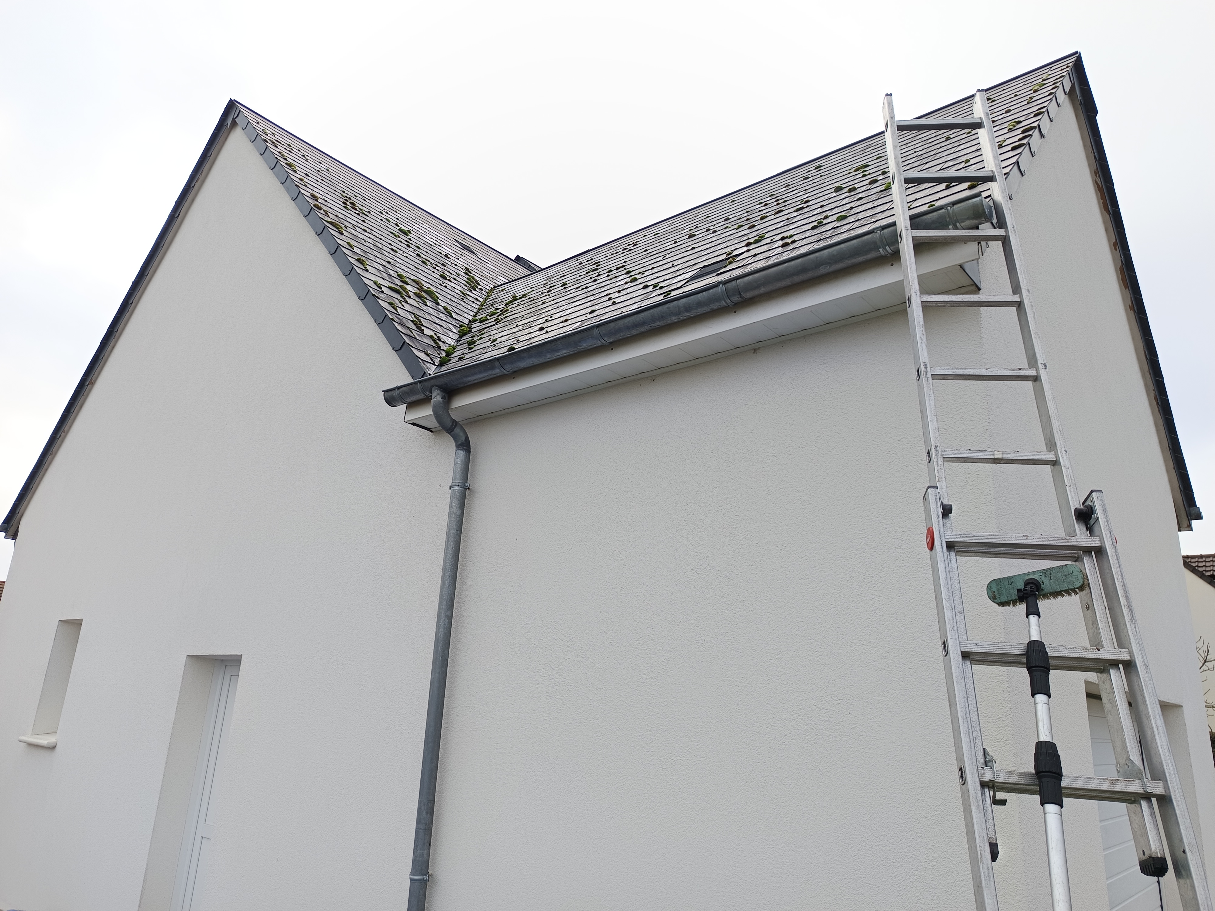 Démoussage toiture en ardoise synthétique à Monts Monts